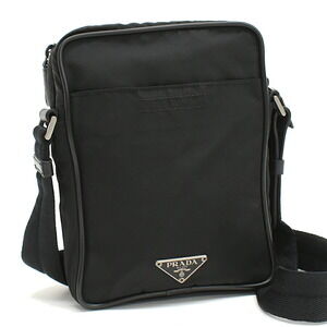 Prada Crossbody Shoulder Bag Pocono Tessuto Nylon Nero Black Triangle Logo